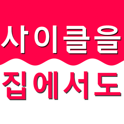  헬스사이클 동생꺼 타봤는데