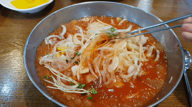  [춘천] 입소문 PICK!) 춘천 우두동 맛집 냉짬뽕 (강촌 명가 해물짬뽕) × 후평동 맛집 호손만두 c