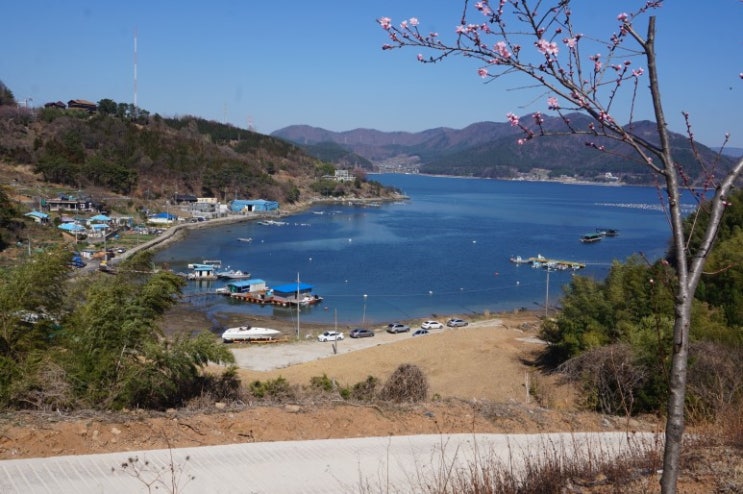 창원 가포점 투썸 플레이스에서 바다를 보며 휴식하기