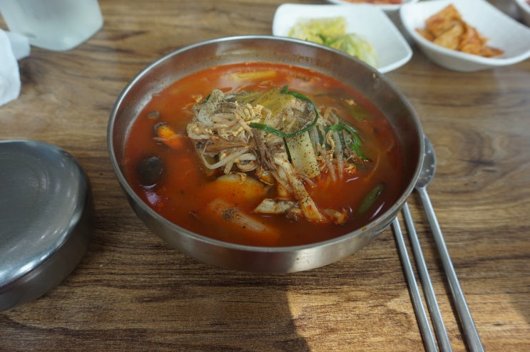  마산 가포 맛집 강남오리, 얼큰한 닭개장 드세요