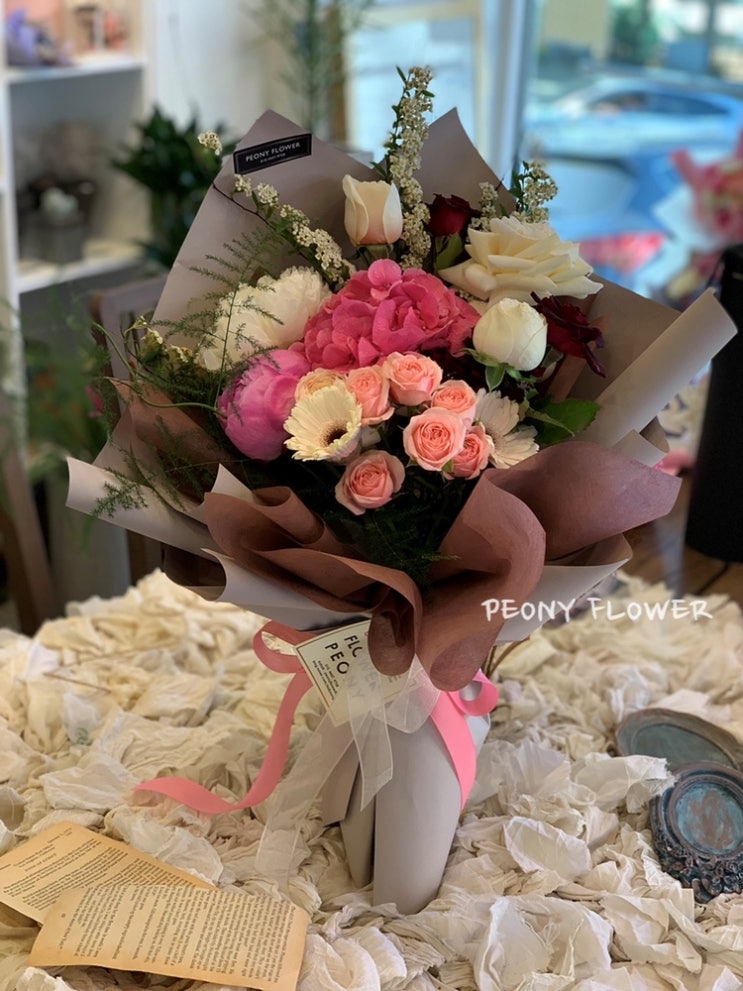  [인천남동구꽃집 - 피오니플라워] 사랑하는 우리엄마 생신 축하 드려요!!!!! 늘 사랑합니다!~