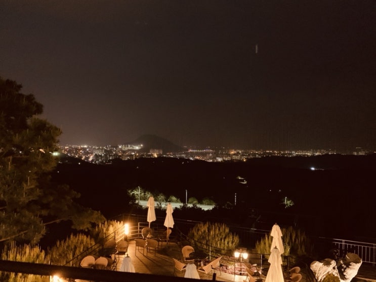  춘천 야경 : 쿠폴라 구봉산 카페거리 추천