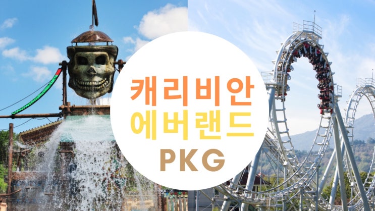  에버랜드 / 캐리비안베이 패키지 / 수원 아모르심포니호텔 / 주말 종일이용권