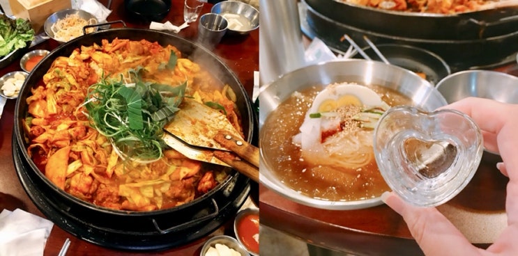  원주 달빛 옆집닭갈비 혁신도시 부산밀면 반곡동 맛집의 새로운강자!