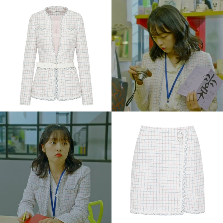 그녀의 사생활 김보라 패션 라인어디션 트위드 자켓&스커트 옷예뻐!