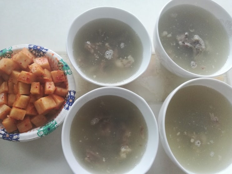  스페인 하숙 차승원씨처럼 소꼬리곰탕 끓였어요~