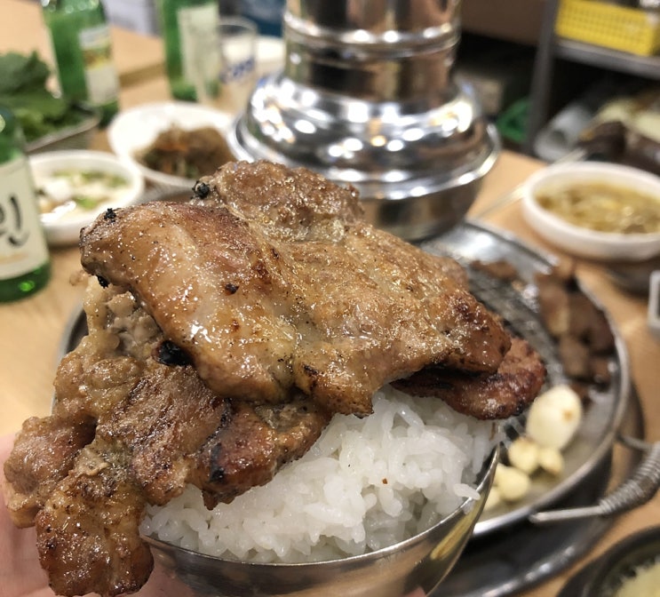  숯불 돼지갈비 무한리필 대전 자양동 맛집 옥수갈비