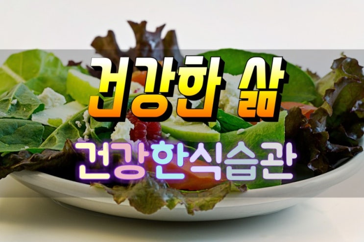  건강하게 사는 방법 무엇을 어떻게 먹어야 할까요