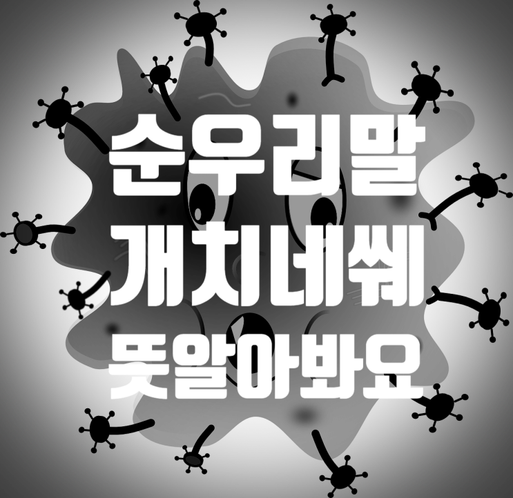  개치네쒜 무슨 뜻일까? 순우리말이래요