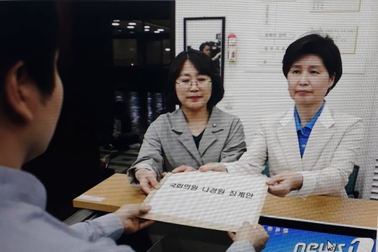  4당 여성의원들이 17일 문재인 대통령 지지자 비하 용어로 쓰이는 일명 '달창' 발언을 한 나경원 자유한국당 원내대표에 대한 징계안을 제출했다.