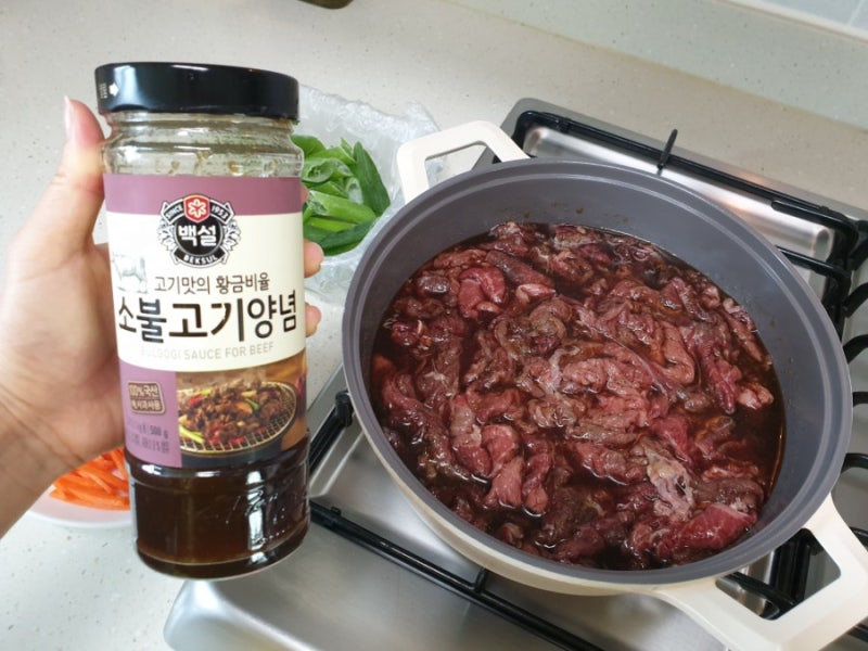 소불고기만들기 : 소불고기 양념장 백설 소불고기양념