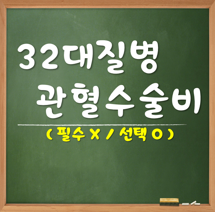  32대질병관혈수술비 약관보기