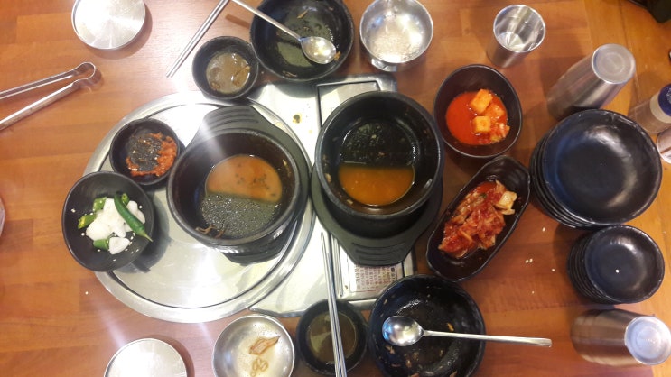  <상동 맛집> 본스튜1탄! 상동역 감자탕 맛집 / 차돌우거지탕 & 오모가리 뼈다귀 후기