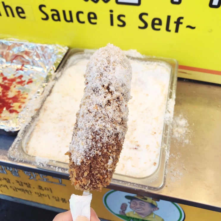  백종원의 골목식당 핫도그 • 강남역 꼬닐스핫도그 (치즈커리핫도그)