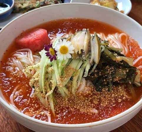  생생정보 대동맛지도 경기도양평 송이갈비국수 꽃국수