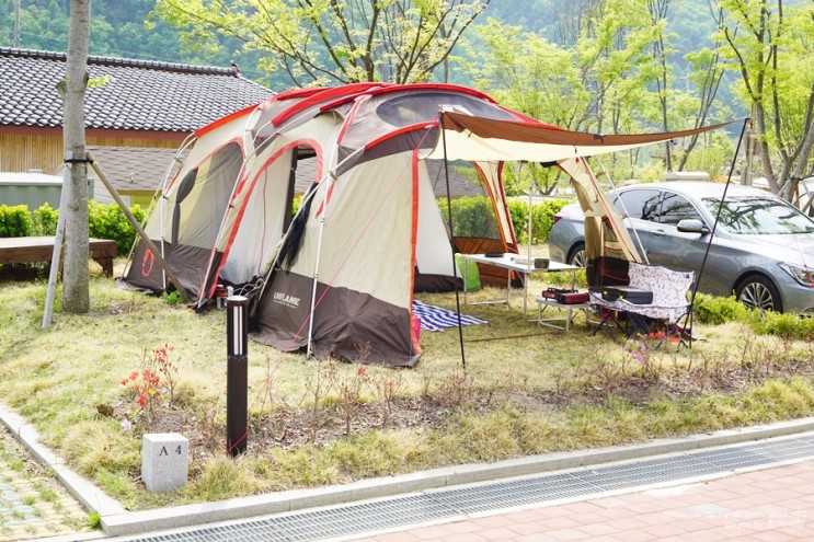 자라바위오토캠핑장에서의 올해 첫 캠핑, 고기는 하이포크