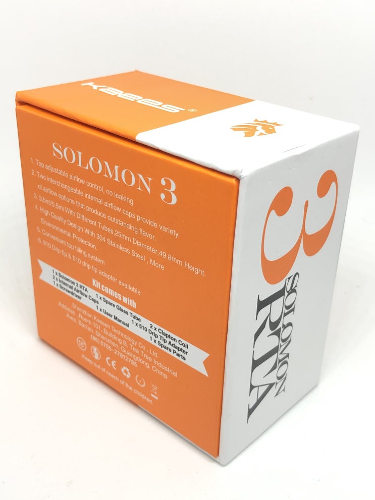  Kaees 솔로몬3 RTA [리뷰/후기] Solomon 3 RTA