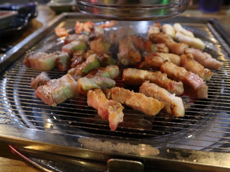  한돈참숯꼬기 - 삼겹살 양념갈비 구미시청 맛집 형곡동맛집
