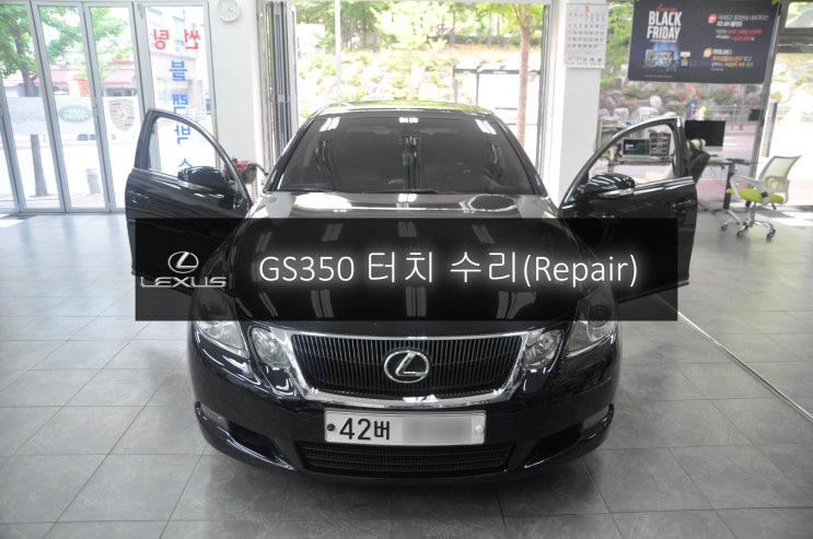  렉서스 GS350 순정 모니터화면 터치불량 공조기 조작 안됨 고장수리 - 수원   용인 수지 수입차 오디오 AV 모니터 네비 앰프 튜너 수리전문 수원테크.
