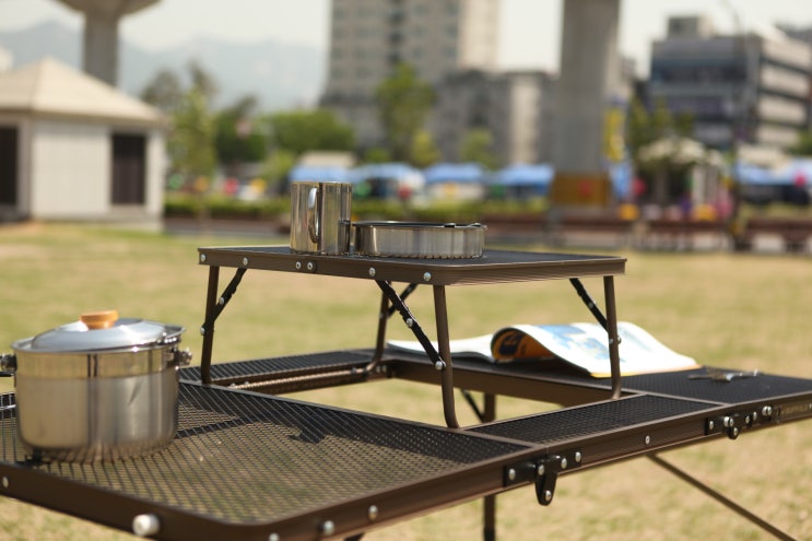  버팔로 멀티 아이언 메쉬테이블 리뷰 캠핑테이블/백패킹테이블로 좋은듯..