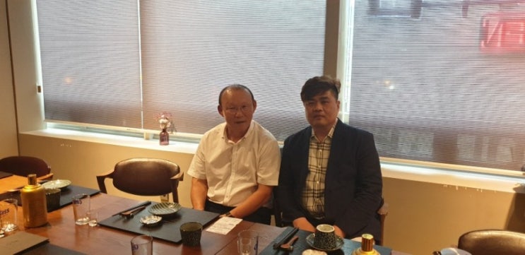  라임코스 총괄이사님과 박항서 감독님과의 점심 식사~^^