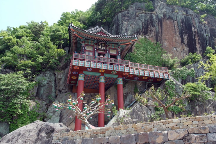  구례 오산 사성암(四聖庵) 유리광전 마애여래입상 소원바위