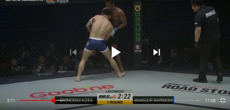  권아솔 만수르 경기 봤더니...충격 [로드fc]
