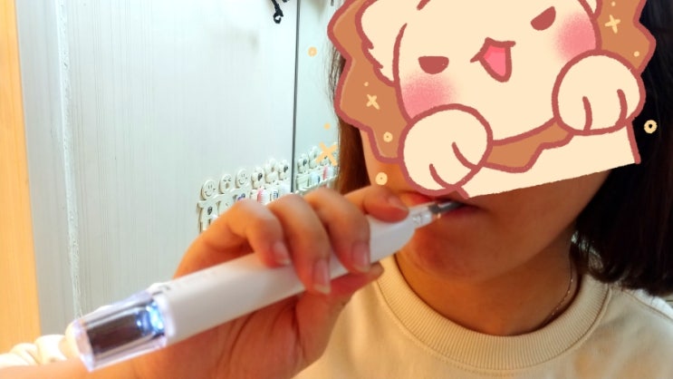  솔라데이리듬2 치약 없이 개운하게 광촉매칫솔