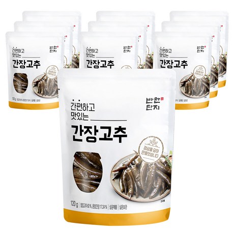반찬단지 간장고추, 120g, 10개입 구매전 스펙확인해요 반찬단지 간장고추, 120g, 10개입 구매전 스펙확인해요