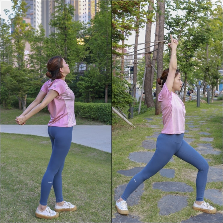  요가레깅스도 이젠 에어쿨링~ 안다르 하이브리드 워터레깅스
