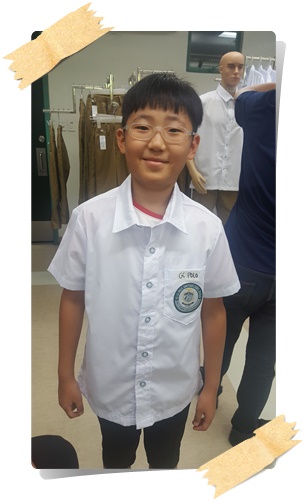  라살조벨스쿨 교복 맞췄어요~