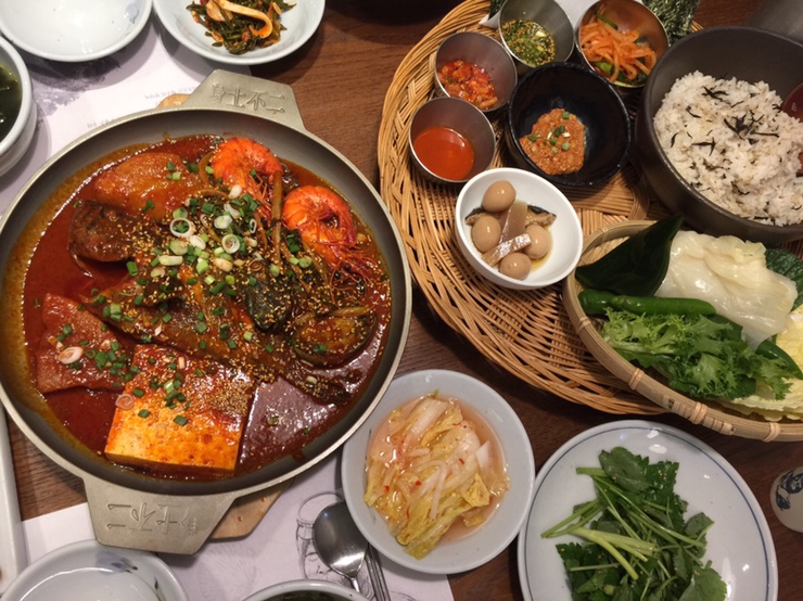  제주1일째 전복새우우럭조림 짱맛 고집돌우럭