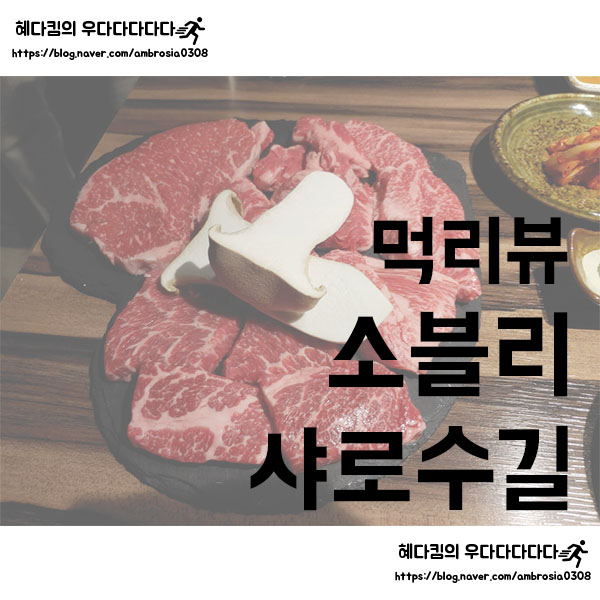  [먹리뷰]소블리/샤로수길 맛집/샤로수길 소고기/고기 구워주는집/샤로수길 분위기 좋은 맛집