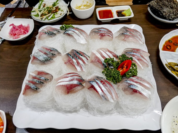  제주 고등어회 맛집, 중문 일광 회센터