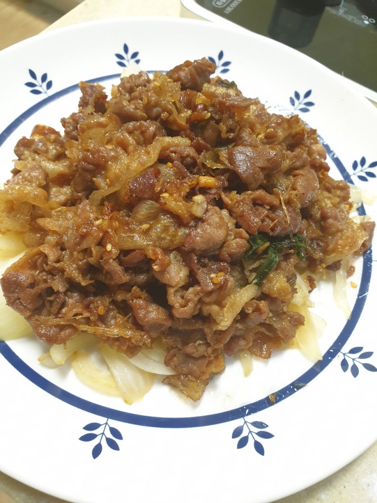  돼지고기 간장불고기 ( 바싹 불고기 )