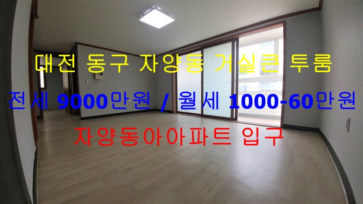  (대전 동구 자양동) 동아아파트 입구에 있는 엄청큰 투룸이에요 ~!!