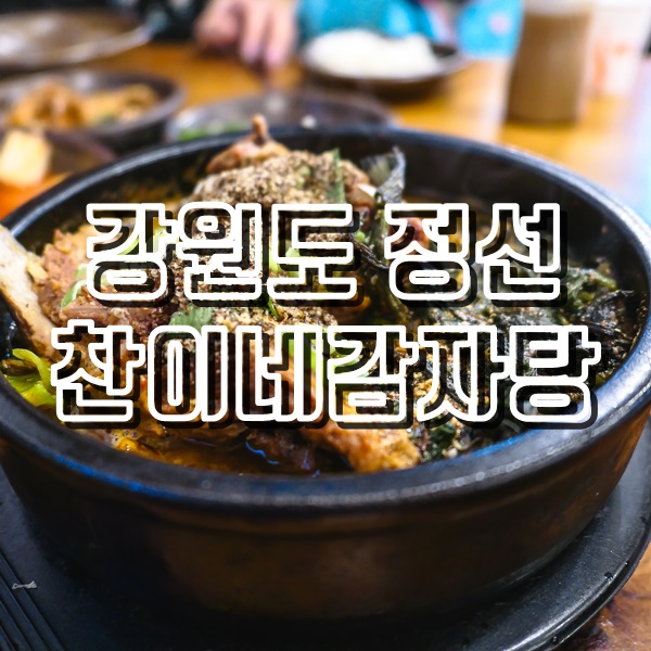  정선 하이원 맛집 찬이네감자탕 뼈다귀해장국