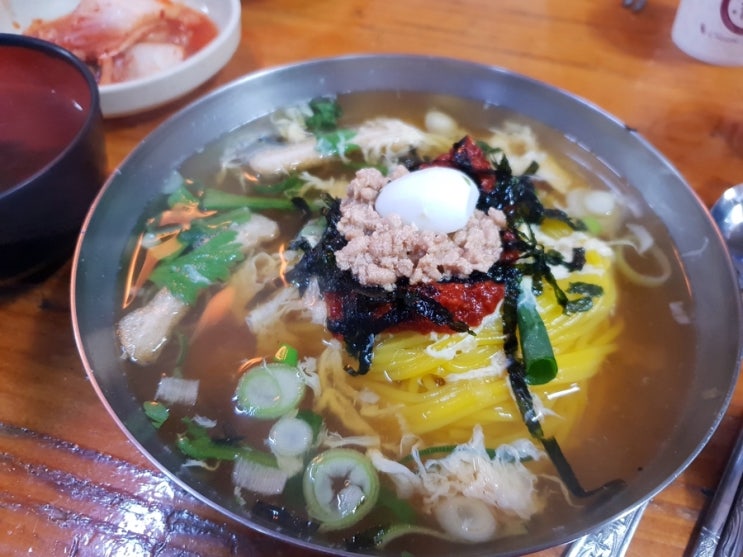  옥천 풍미당 물쫄면 생방송투데이에 나와서 먹으러 갔죠