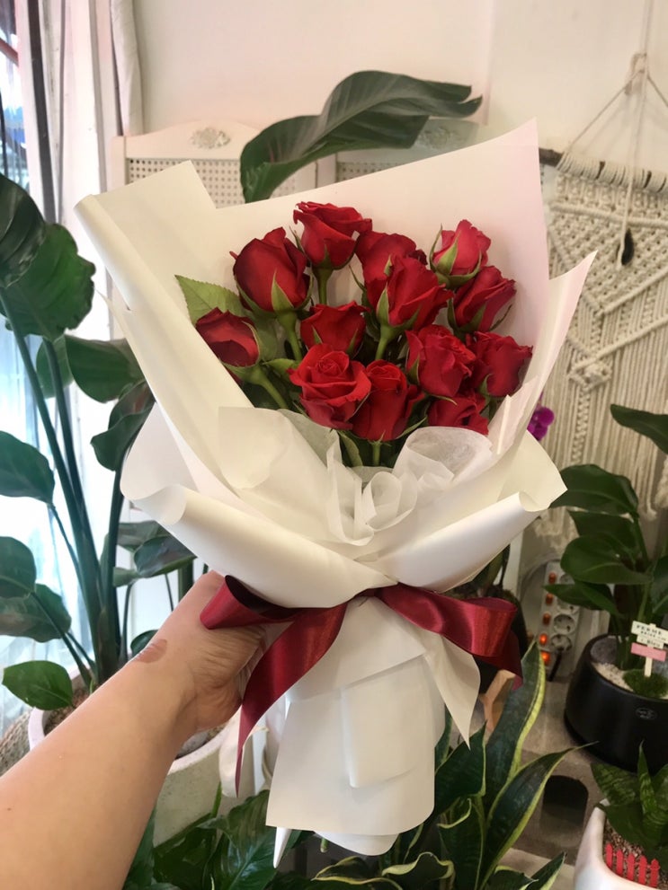  #빨간장미 #성년의날꽃다발