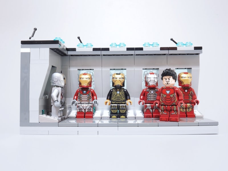 LEGO : 레고 아이언맨 연구소 76125 리뷰 with 다이소케이스