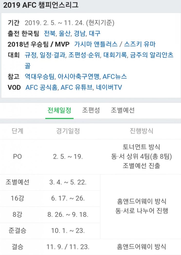 2019.05.20 ACL(AFC 아시아 챔피언스리그) 조별예선 6차전(최종전) (알아인 에스테헤[에스테그랄] | S알아흘[알아흘리] 파크타코)