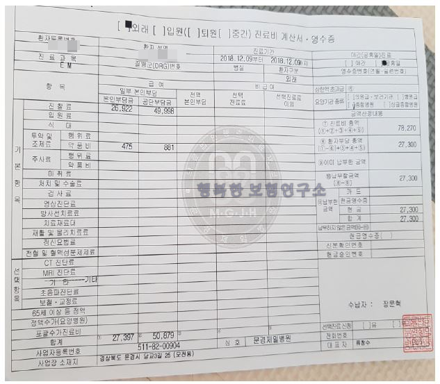  고열로 응급실 내원건 청구