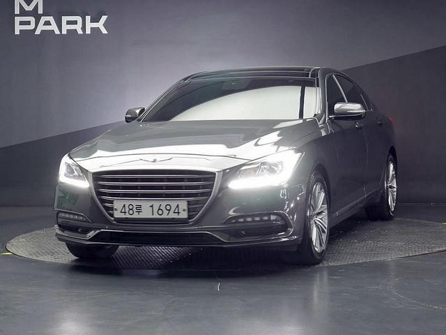  제네시스 G80 3.3 GDI AWD 중고차 가격시세 2017년식 행복한미소!