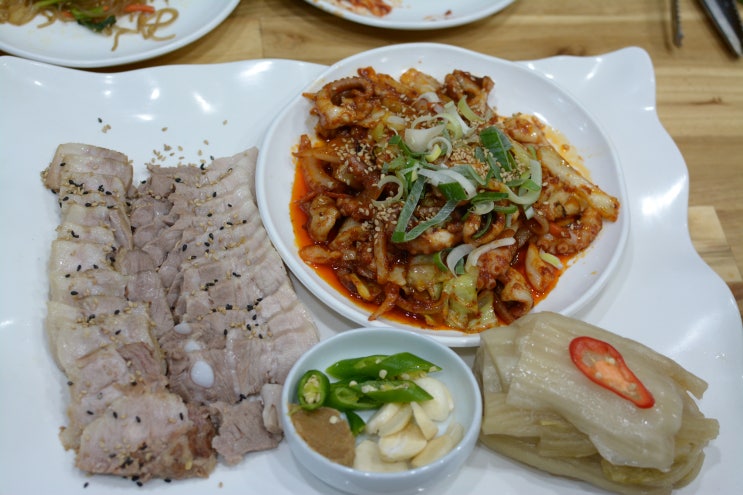  광주 낙지 맛집 놀이방있는 상무지구 낙지 삼희불낙에서
