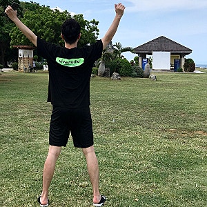 비바스튜디오 반팔티 착용 후기 Box Logo Short Sleeve HS