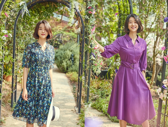  서예지, 원피스 하나면 끝! 스타일 살린 '하객룩 & 리조트룩'