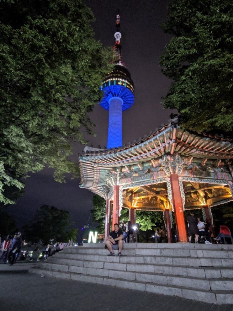  한국_일곱째날/남산케이블카/ 서울N타워 전망대/ 흑화당버블티
