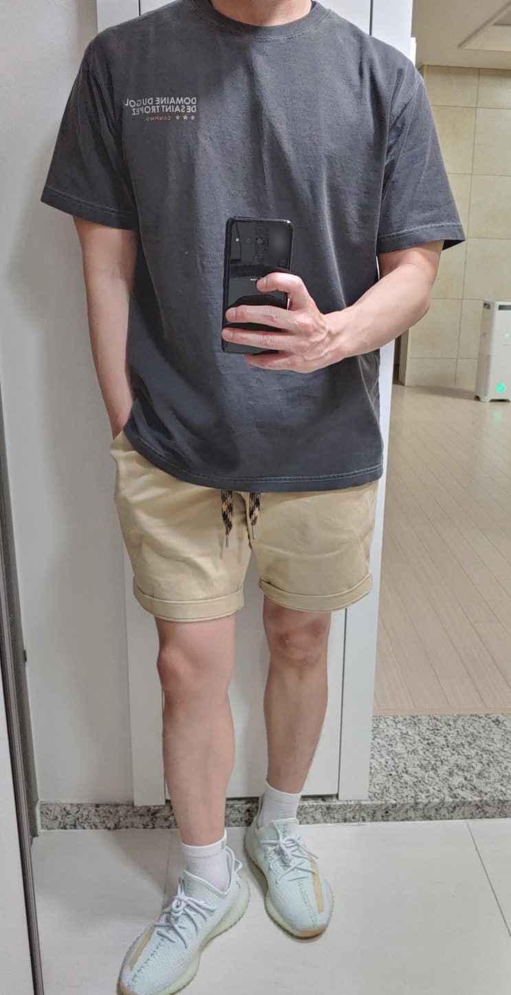  트래블 Travel 스타 캠핑 피그먼트 루즈핏 반팔티 블랙 차콜 Star Camping Pigment Tee Black Charcoal 구매 후기