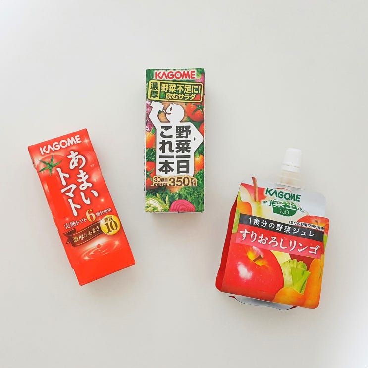  가고메야채주스 과일야채주스로 매일아침 베지업
