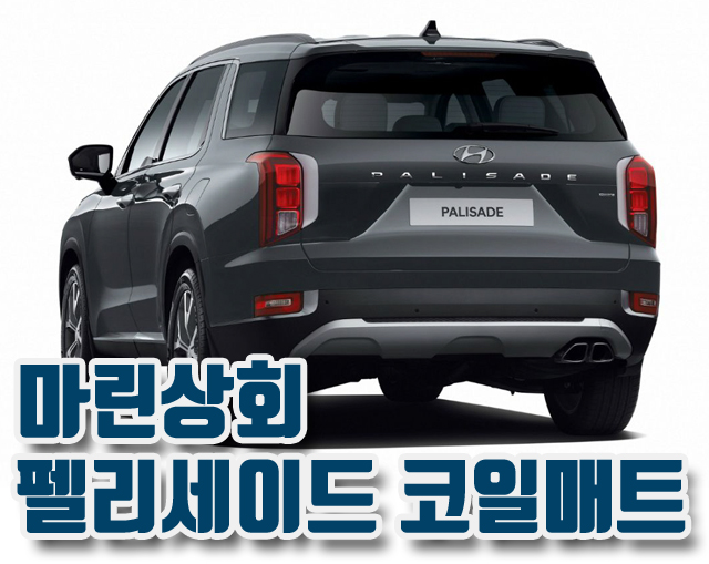  팰리세이드 코일매트 확장형 풀세트(123열+트렁크)